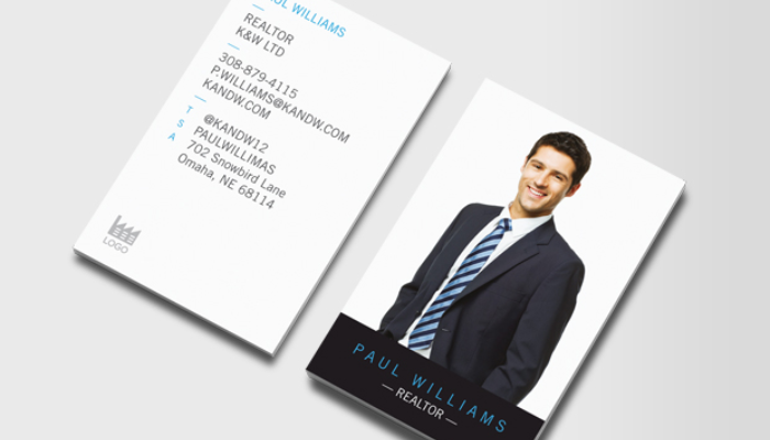 real estate agent business cards